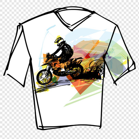 Sport tee vector illustrationのイラスト素材