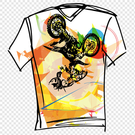 Sport tee vector illustrationのイラスト素材