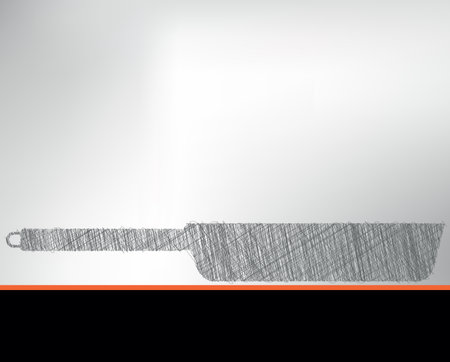 Frying pan illustration, kitchen utensilsのイラスト素材