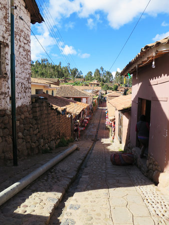 City of Cuzco in Peru, South Americaの写真素材