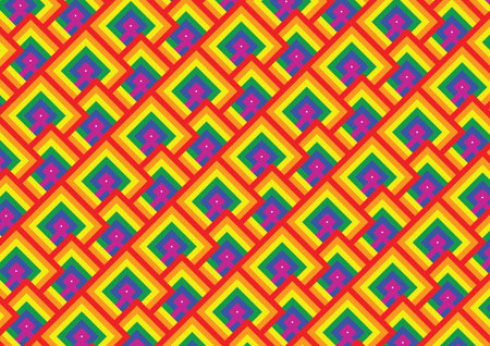 LGBT pride flag pattern.のイラスト素材