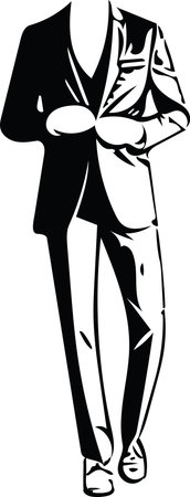 Business suit iconのイラスト素材