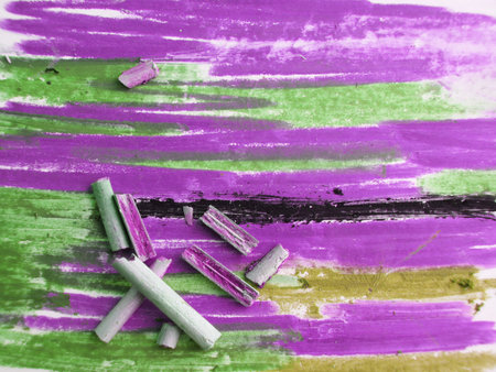 Cosmetic pencil background drawing isolated on white backgroundの写真素材