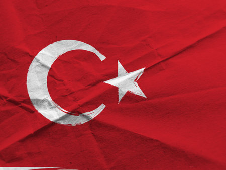 Grunge TURKEY flag or banner