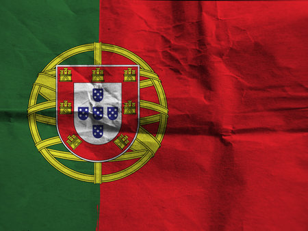 Grunge PORTUGAL flag or bannerの写真素材