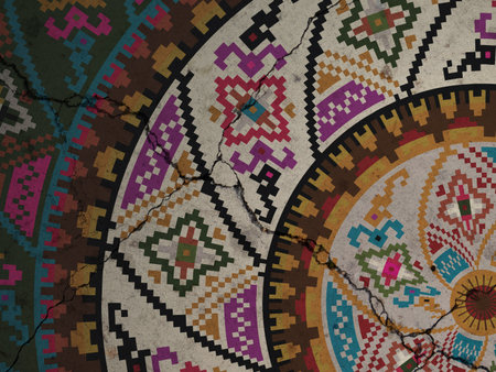 Ancient Inka Art grunge Background
