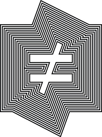 font Symbol Line Logo Icon Design - Vector Illustration