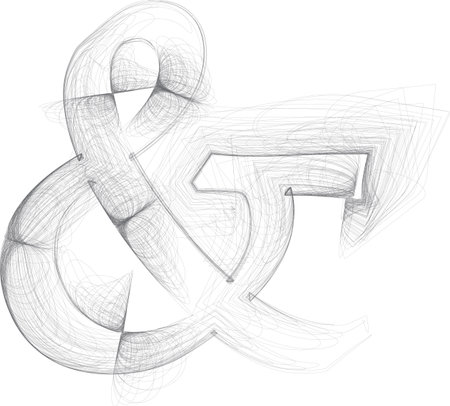 doodle digital drawn sketch. Vector hand drawn symbolのイラスト素材