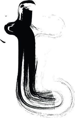 Textured font with an eroded rough letterpress print texture. Unique design font. Letter t. Vector Illustration.のイラスト素材