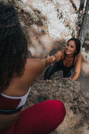 Friends Explore Nature Outdoors Conceptの写真素材