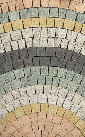 Stone paving texture. Abstract pavement background.
