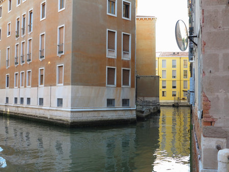 20.06.2017, Venice, Italy: View of historic buildings and canals.のeditorial素材