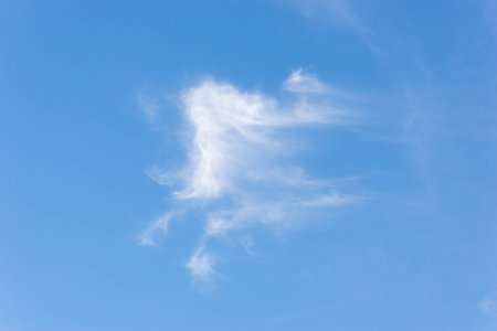 cloud in blue skyの写真素材