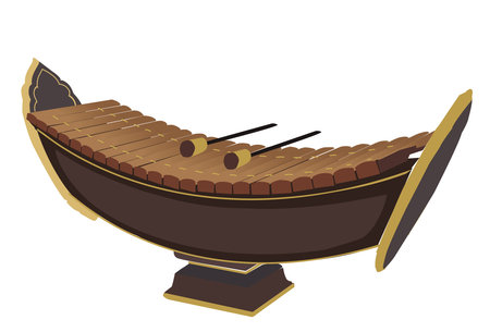 This' thai music instrument.のイラスト素材