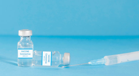 Conceptual photo for worldwide pandemic vaccination, beginning of mass vaccination for coronavirus COVID-19, influenza or flu, world immunization. Selective focusの写真素材