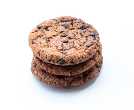 Chocolate chip cookieの写真素材