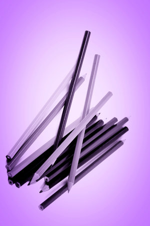 Close-up picture of color pencils.の写真素材