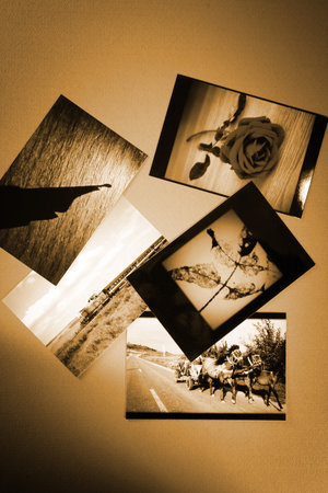 Photo Album with copy space. Great details!の写真素材