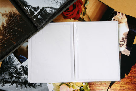 Photo Album with copy space. Great details!の写真素材