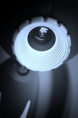Close-up picture of a web camera.