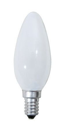 Wite bulb isolated on white.の写真素材