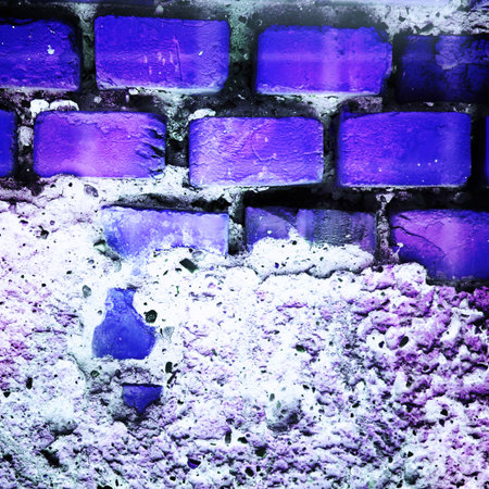 Old red brick wall background.の写真素材