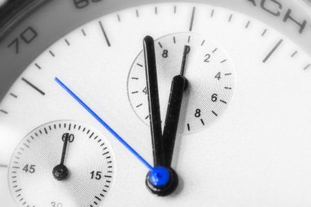 Beautiful Man watch with white background. の写真素材