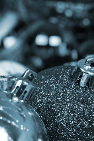Close-up picture of christmas decorations.の写真素材