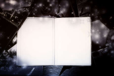 Photo Album with copy space. Great details!の写真素材