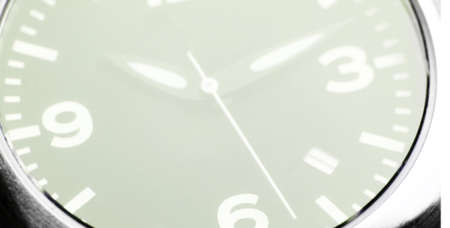 Very close details of a big watch.