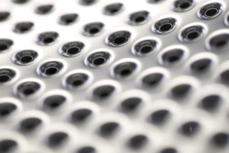 Abstract gray background made by many dotsの写真素材