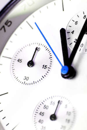 Beautiful Man watch with white background. Close up photo.の写真素材