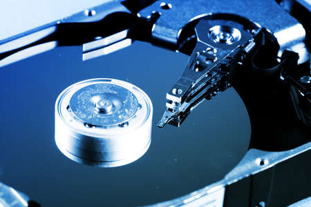 Macro photo - Hard Disk Drive. Great details !の写真素材