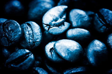 Macro picture with coffee grains.の写真素材