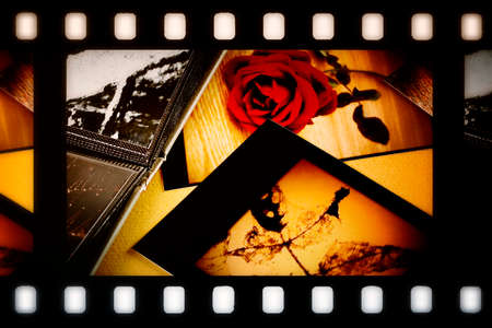 Photo Album with copy space. Great details!の写真素材