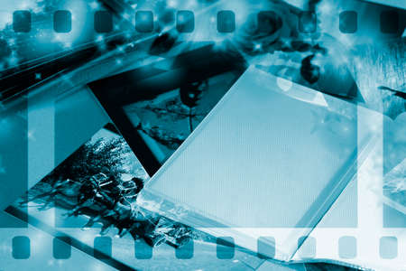 Photo Album with copy space. Great details!の写真素材