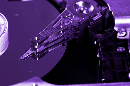 Macro photo - Hard Disk Drive.