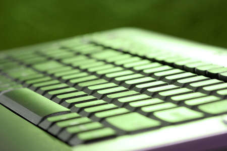 Close-up picture of a computer keyboard