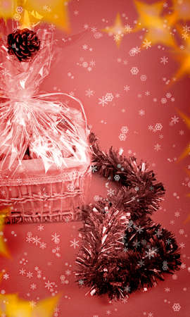 Close-up picture of christmas present.の写真素材