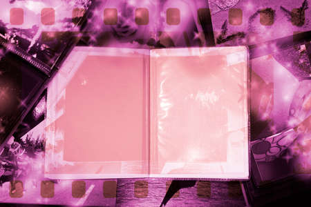 Photo Album with copy space. Great details!の写真素材