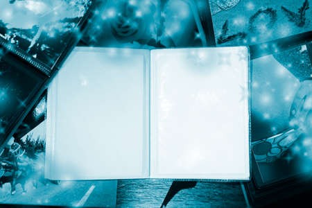 Photo Album with copy space. Great details!の写真素材