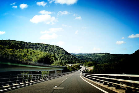 Picture of a empty highway.の写真素材