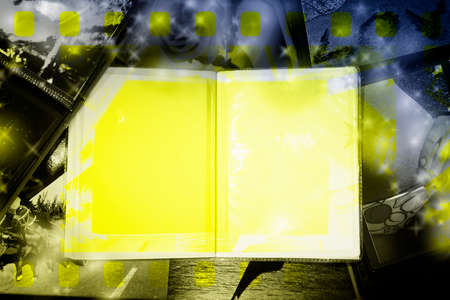 Photo Album with copy space. Great details!の写真素材