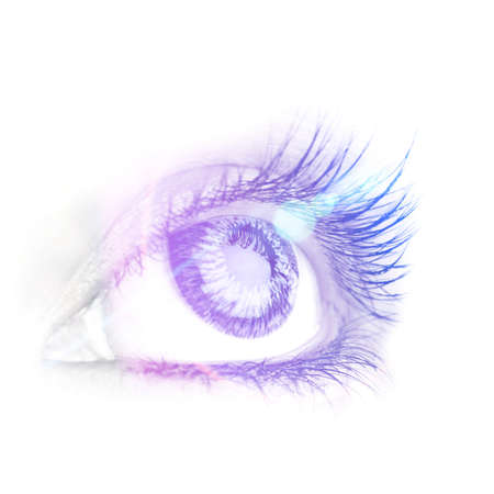 Great big eye. Macro.の写真素材