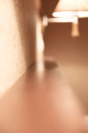 Blur picyure of an orange lamp.の写真素材