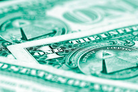 Macro image of a dollarの写真素材