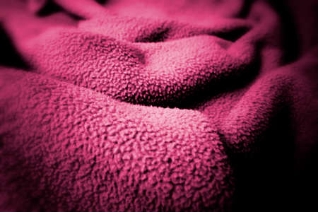 Background of a pink blanketの写真素材