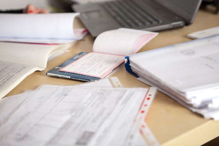 my sister and her businessの写真素材