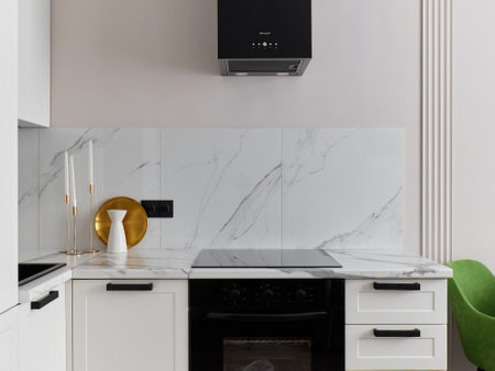 interior design. interior photography of an apartment for rent. One-room apartment with a simple and cozy design. High quality photoの写真素材