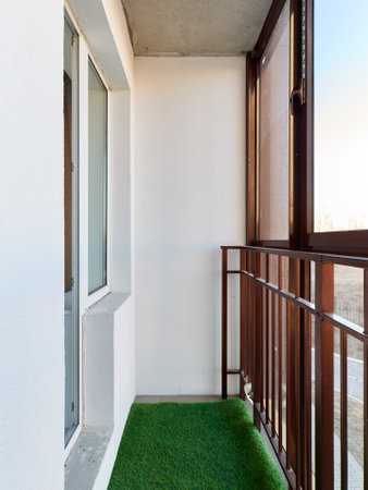 interior design. interior photography of an apartment for rent. One-room apartment with a simple and cozy design. High quality photoの写真素材